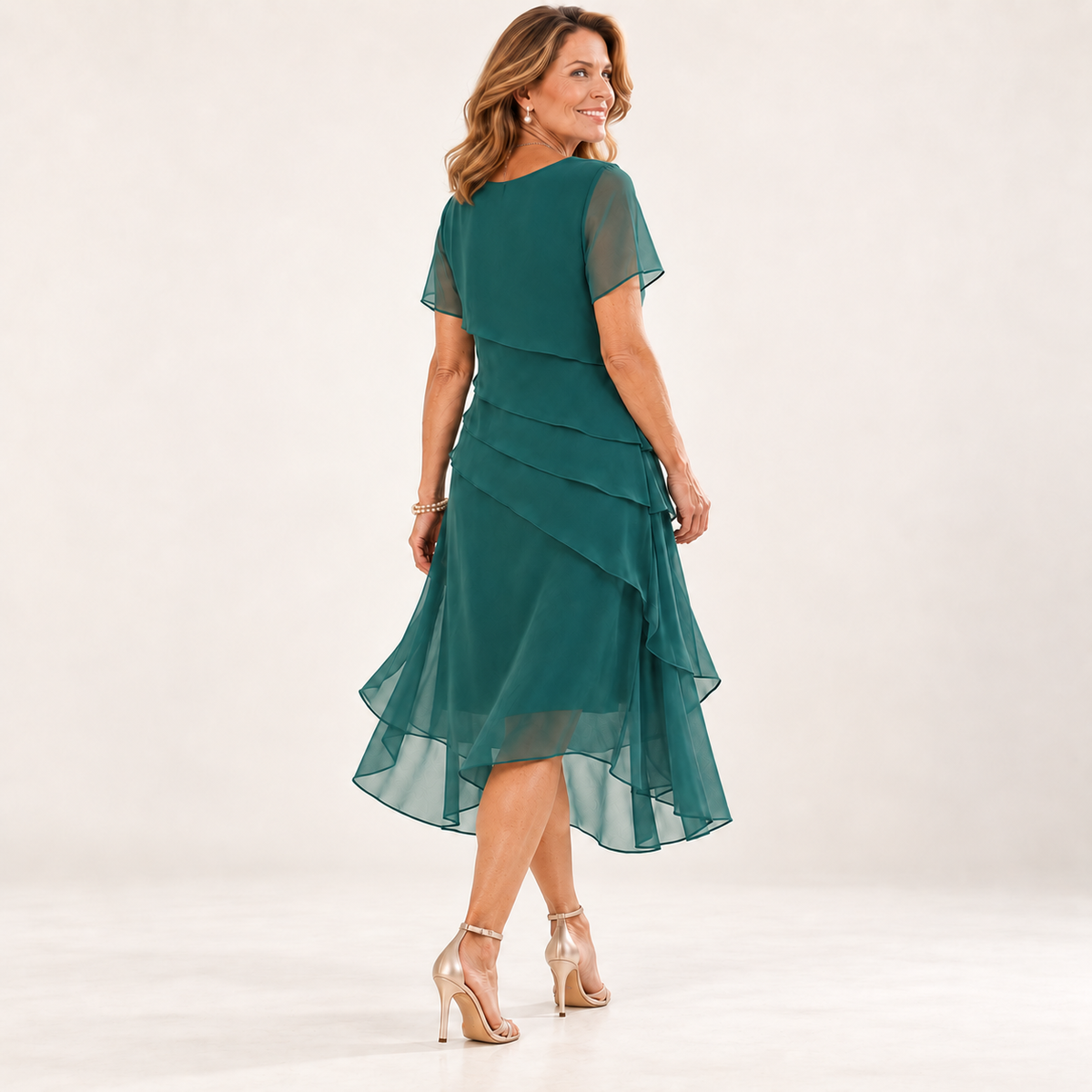Carol | Chiffon Midi Dress