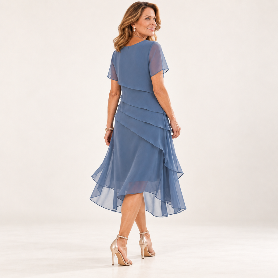 Carol | Chiffon Midi Dress