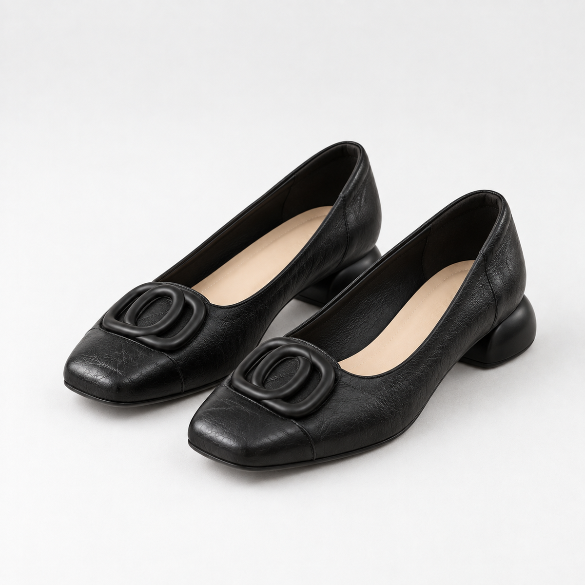 Opium Leather Flats