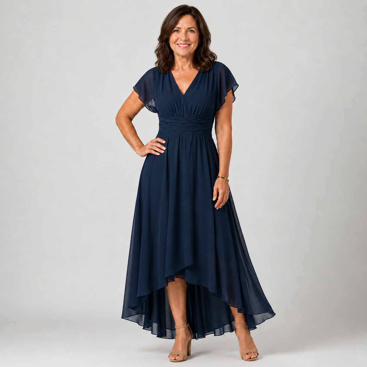 Christina™ | V-Neck A-Line Dress