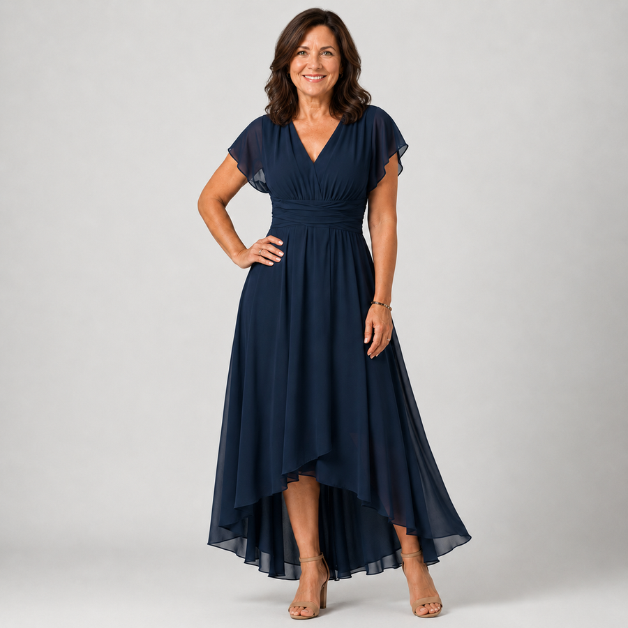 Christina™ | V-Neck A-Line Dress