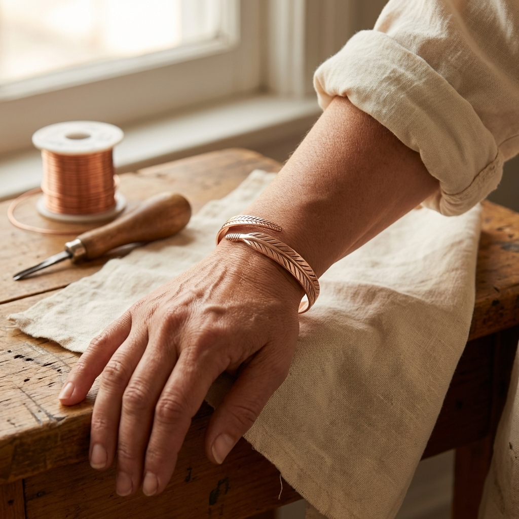 Amelia's Root Copper Bracelet