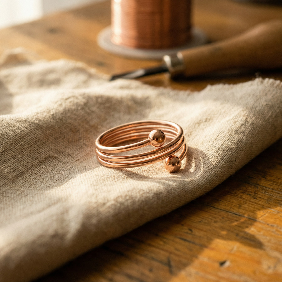 Amelia's Silt Copper Ring