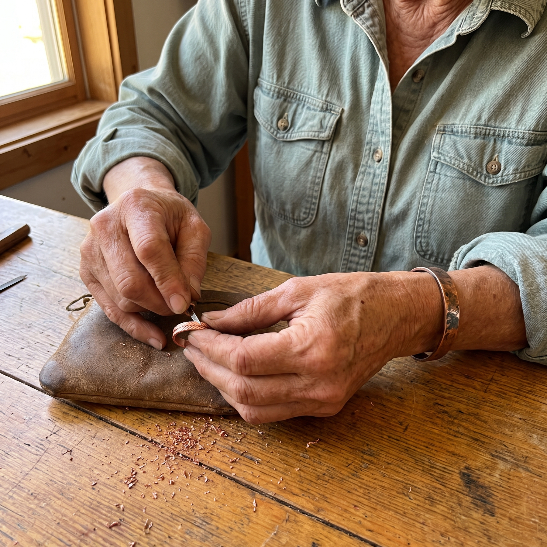 Amelia's Root Copper Ring