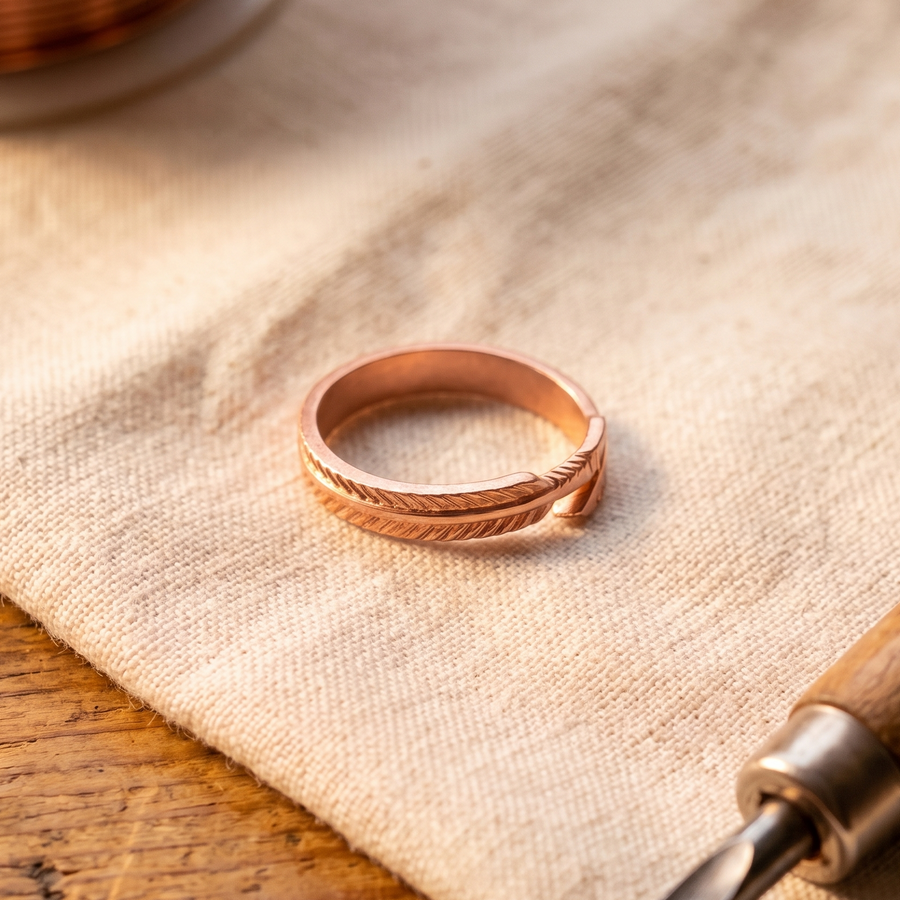 Amelia's Root Copper Ring