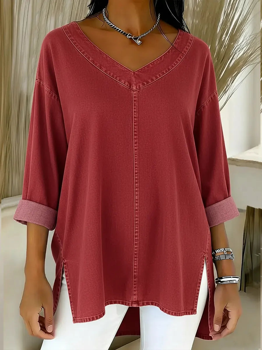 Jenelyn - Timeless Denim Shirt